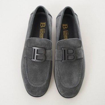 발망 남성 그레이 로퍼 - Balmain Mens Gray Loafer 