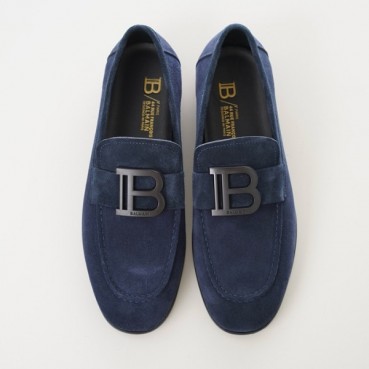 발망 남성 네이비 로퍼 - Balmain Mens Navy Loafer 
