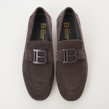 발망 남성 브라운 로퍼 - Balmain Mens Brown Loafer 