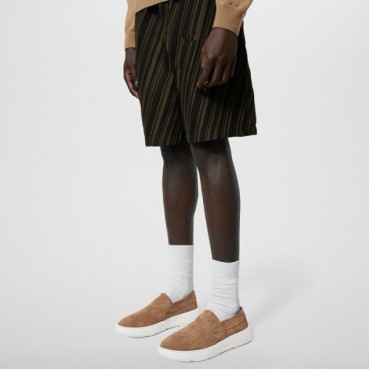 루이비통 남성 모던 카멜 로퍼 - Louis vuitton Mens Camel Loafer 