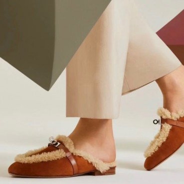 에르메스 여성 카멜 블로퍼 - Hermes Womens Camel Bloafer 