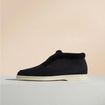 로로피아나 여성 블랙 로퍼 - Loro Piana Womens Black Loafer 