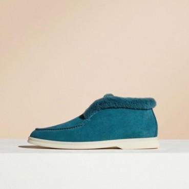 로로피아나 여성 블루 로퍼 - Loro Piana Womens Blue Loafer 