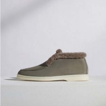 로로피아나 여성 카키 로퍼 - Loro Piana Womens Khaki Loafer 
