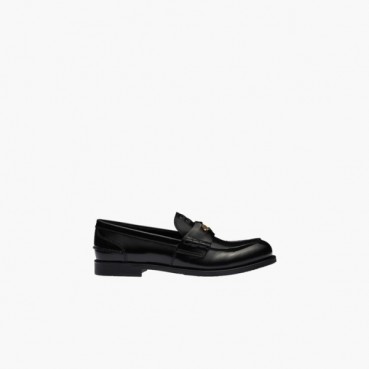 미우미우 여성 가죽 페니 로퍼 【매장140만원대】 - Miumiu Womens Navy Loafers 