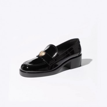 샤넬 여성 블랙 로퍼 - Chanel Womens Black Loafer 