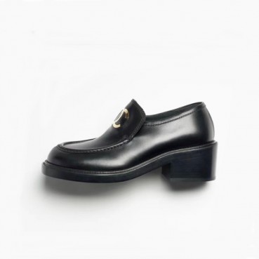 샤넬 여성 블랙 로퍼 - Chanel Womens Black Loafer 