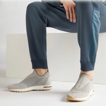 로로피아나 남성 그레이 로퍼 - Loro Piana Mens Gray Loafer 