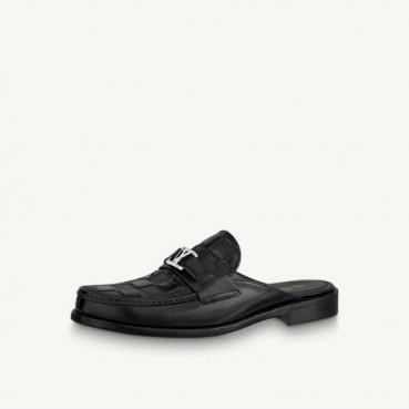 루이비통 남성 블랙 블로퍼 - Louis vuitton Mens Black Bloafer 
