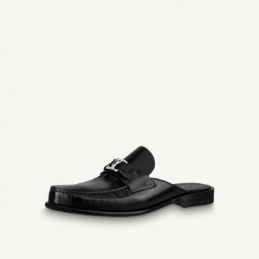 루이비통 남성 블랙 블로퍼 - Louis vuitton Mens Black Bloafer 