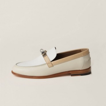 에르메스 여성 화이트 로퍼 - Hermes Womens White Loafer 