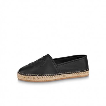 루이비통 여성 블랙 로퍼 - Louis vuitton Womens Black Loafer 