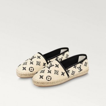 루이비통 여성 블랙 로퍼 - Louis vuitton Womens Black Loafer 