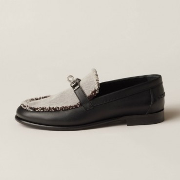 에르메스 여성 블랙 로퍼 - Hermes Womens Black Loafer 