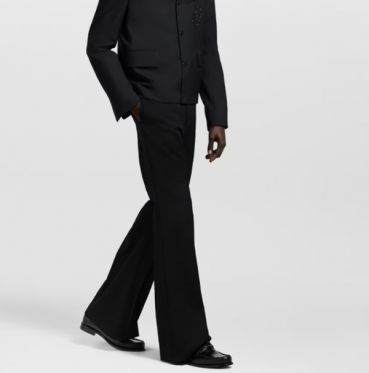 루이비통 남성 모던 블랙 로퍼 - Louis vuitton Mens Black Loafer 