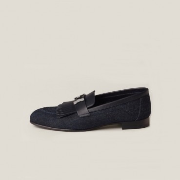 에르메스 여성 네이비 로얄 로퍼 - Hermes Womens Navy Loafer 