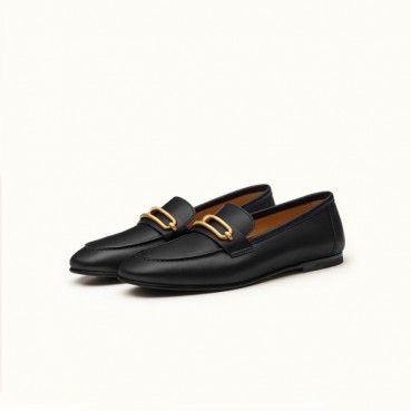 에르메스 여성 블랙 로퍼 - Hermes Womens Black Loafer 