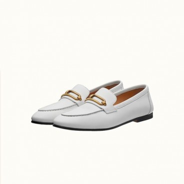 에르메스 여성 화이트 로퍼 - Hermes Womens White Loafer 