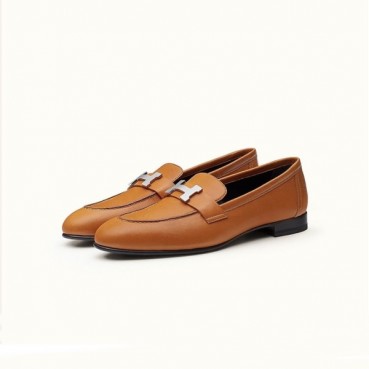 에르메스 여성 카멜 파리 로퍼 - Hermes Womens Camel Loafer 