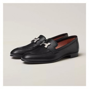 에르메스 여성 블랙 파리 로퍼 - Hermes Womens Black Loafer 