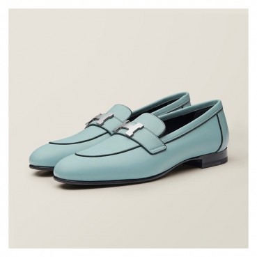 에르메스 여성 블루 파리 로퍼 - Hermes Womens Blue Loafer 
