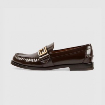 구찌 남성 이니셜 브라운 로퍼 - Gucci Mens Brown Loafer 