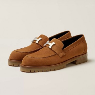 에르메스 여성 시그니처 카멜 로퍼 - Hermes Womens Camel Loafer 