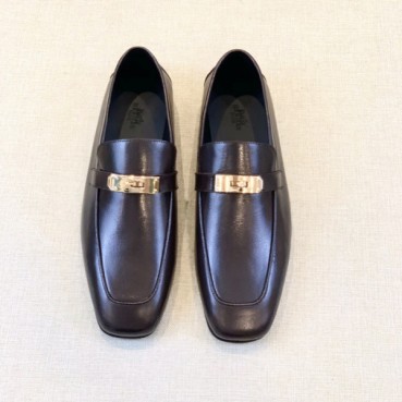 에르메스 남성 시그니처 브라운 로퍼 - Hermes Mens Brown Loafer 