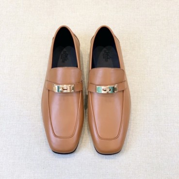 에르메스 남성 시그니처 카멜 로퍼 - Hermes Mens Camel Loafer 
