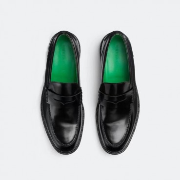 보테가베네타 남성 블랙 로퍼 - Bottega Veneta Mens Black Loafer 