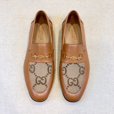 구찌 남성 이니셜 카멜 로퍼 - Gucci Mens Camel Loafer 
