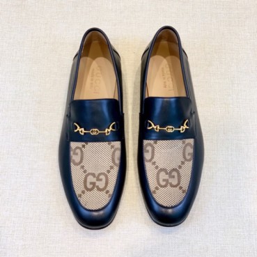 구찌 남성 이니셜 블랙 로퍼 - Gucci Mens Black Loafer 