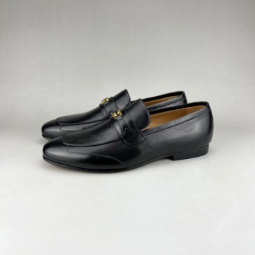 구찌 남성 이니셜 블랙 로퍼 - Gucci Mens Black Loafer 