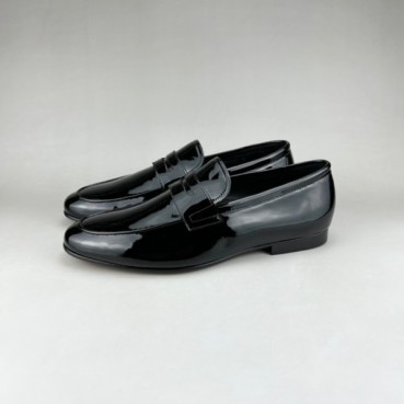루이비통 남성 히든 블랙 로퍼 - Louis vuitton Mens Black Loafer 