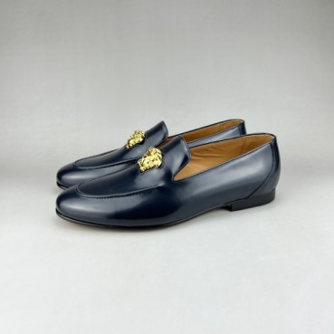 베르사체 남성 메두사 그레이 로퍼 - Versace Mens Gray Loafer 
