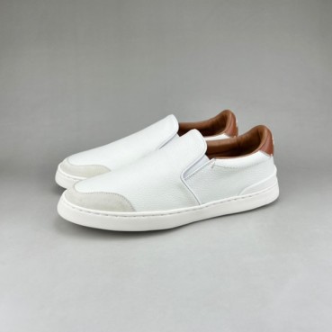 에르메네질도 제냐 남성 화이트 로퍼 - Ermenegildo Zegna Mens White Loafer 