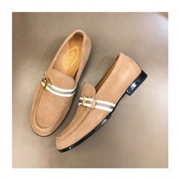 토즈 남성 베이지 스트랩 로퍼 - Mens Beige Loafer 