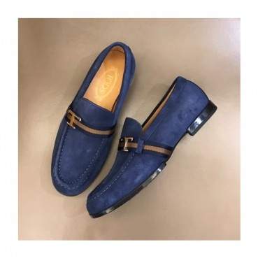 토즈 남성 네이비 스트랩 로퍼 - Mens Navy Loafer 