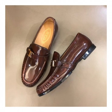토즈 남성 브라운 스트랩 로퍼 - Mens Brown Loafer 