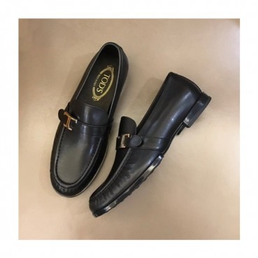 토즈 남성 블랙 스트랩 로퍼 - Mens Black Loafer 