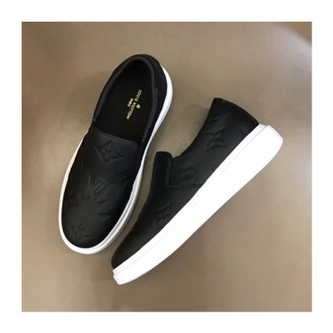 루이비통 남성 모노그램 블랙 로퍼 - Mens Black Loafer 