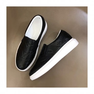 루이비통 남성 모노그램 블랙 로퍼 - Mens Black Loafer 