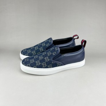 구찌 남성 모던 네이비 로퍼 - Mens Navy Loafer 