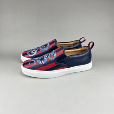 구찌 남성 모던 네이비 로퍼 - Mens Navy Loafer 