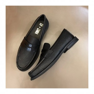 루이비통 남성 히든 블랙 로퍼 - Mens Black Loafer 