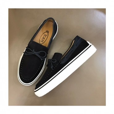 토즈 남성 리본 블랙 로퍼 - Mens Black Loafer 