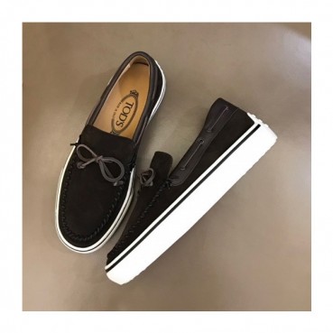 토즈 남성 리본 브라운 로퍼 - Mens Brown Loafer 