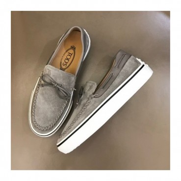 토즈 남성 리본 그레이 로퍼 - Mens Gray Loafer 