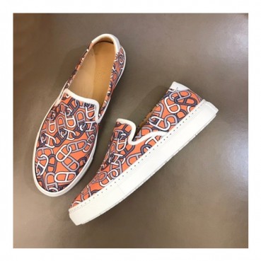에르메스 남성 모던 오렌지 로퍼 - Mens Orange Loafer 