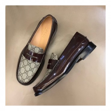 구찌 남성 히든 브라운 로퍼 - Mens Brown Loafer 